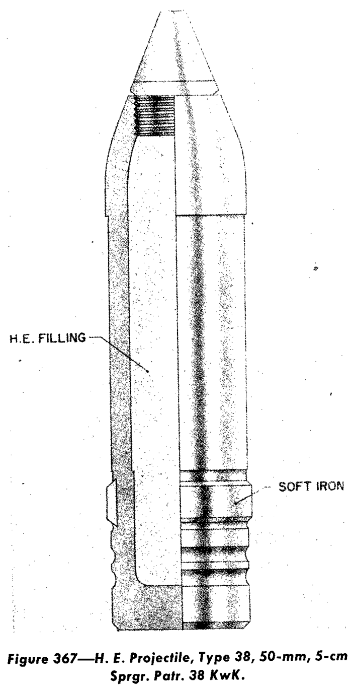 Original publication extract for 5-cm Sprgr. Patr. 38 KwK