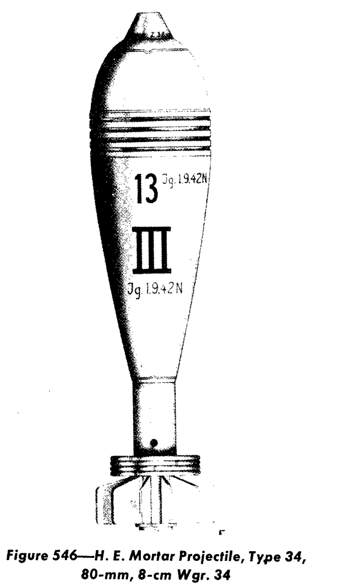 Original publication extract for 8-cm Wgr. 34